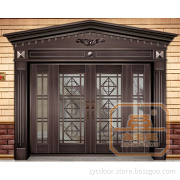 copper door